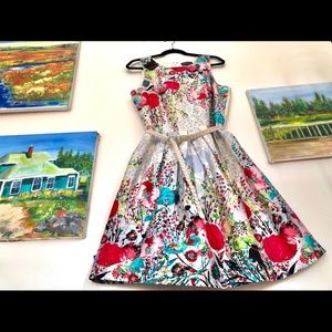 Flower Pop Sun Dress